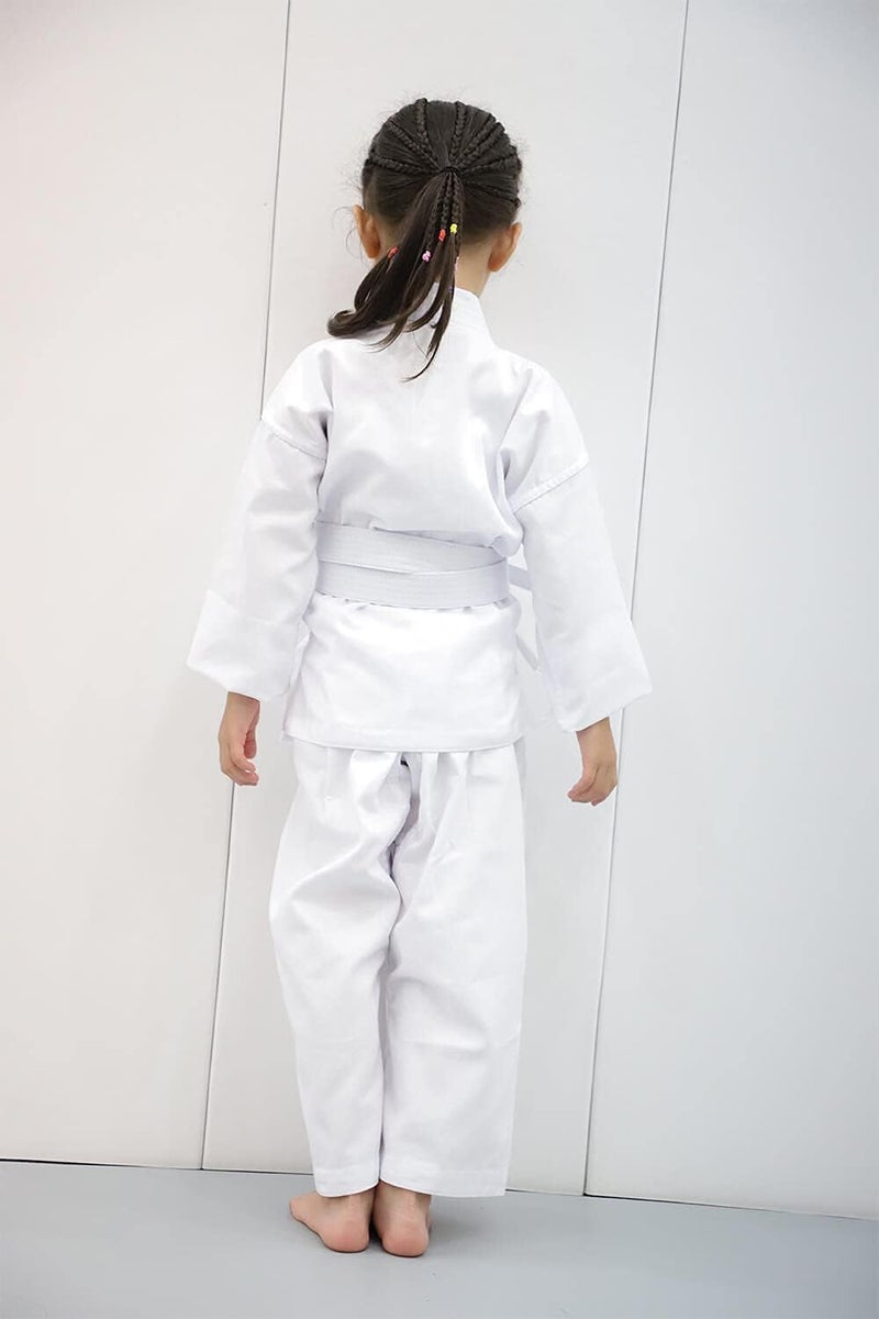 FLKKY Karate Uniform for Kids and Adults - Lightweight Student Gi Sets with Belt - Martial Arts Sports Suit - Image 2